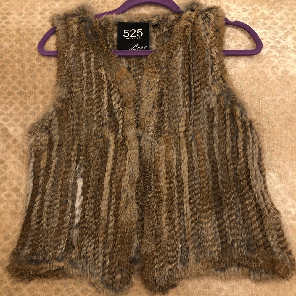 525 America Rabbit fur vest
